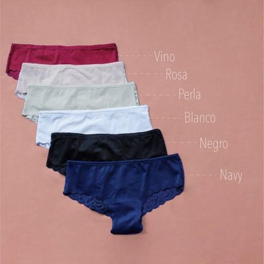 PANTALETA MUJER SÁNDALO 5272 ENCAJE NEGRO - 2