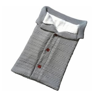 SACO MUNDO ONLINE MANTA DORMIR CHIPORRO BEBÉS GRIS - 1