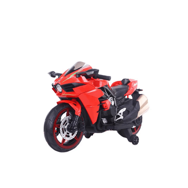 MOTO ELECTRICA NIÑOS ALTA GAMA LUCES LED Y SONIDOS ROJA - 1