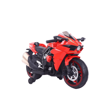 MOTO ELECTRICA NIÑOS ALTA GAMA LUCES LED Y SONIDOS ROJA - 3