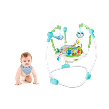 CENTRO DE ACTIVIDADES BEBE SALTARINA MUSICAL BABYJUMPER VERDE - 3