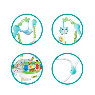CENTRO DE ACTIVIDADES BEBE SALTARINA MUSICAL BABYJUMPER VERDE - 4