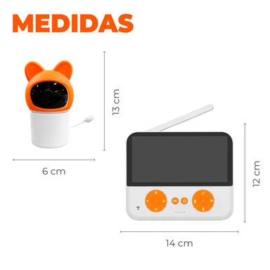 CAMARA MONITOR BEBE VISION NOCTURNA LCD 4.3 CON MICROFONO - 2