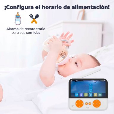 CAMARA MONITOR BEBE VISION NOCTURNA LCD 4.3 CON MICROFONO - 6