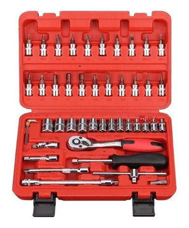 SET HERRAMIENTAS PUNTOSTORE DADOS 46 PIEZAS CHICHARRAPS - 1