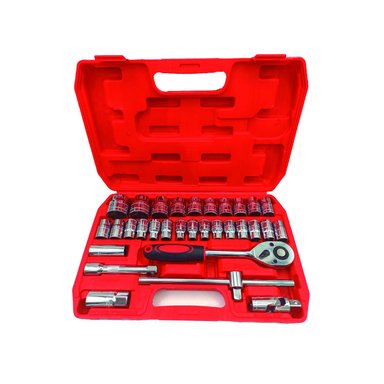 SET HERRAMIENTAS MAXWELL CAJA DADOS 32 PIEZAS CHICHARRA PS - 1