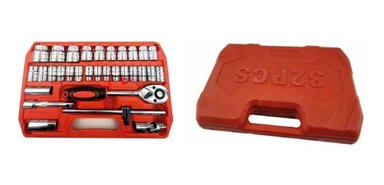 SET HERRAMIENTAS MAXWELL CAJA DADOS 32 PIEZAS CHICHARRA PS - 2