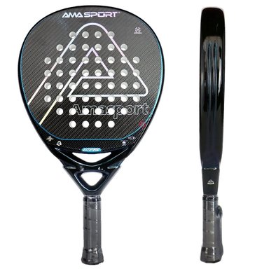 PALA PADEL PUNTOSTORE FIBRA DE CARBONO AMA SPORT 978 3K PS - 3