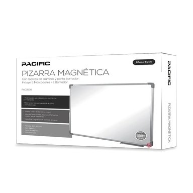 PIZARRA PACIFIC 90X60CMS ACRÍLICA MAGNÉTICA INCLUYE BORRADOR - PS - 3