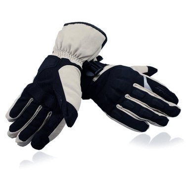 GUANTES PARA MOTO MADBIKE TÉRMICOS CON PROTECCIÓN NUDILLOS BEIGE - PS - 1