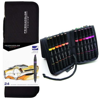 MARCADORES PRISMACOLOR PREMIER 24 SET CON ESTUCHE - 2