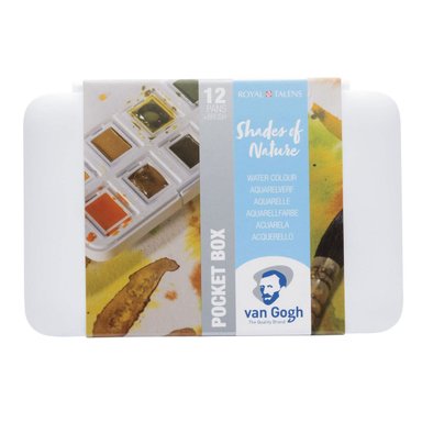 ACUARELA EN PASTILLAS VAN GOGH SET 12 TONOS NATURALES - 1