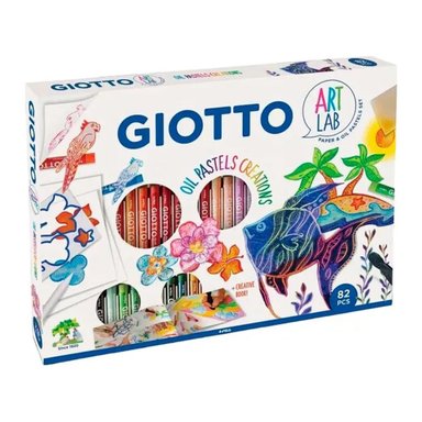 SET CREATIVO GIOTTO ART LAB PINTURA 82 PIEZAS - 1