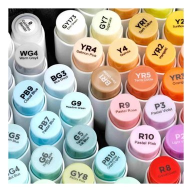MARCADORES ALCOHOL OHUHU HONOLULU SET 72 COLORES + BLENDER - 3