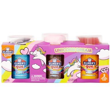 KIT SLIME UNICORNIO 3 UNIDADES 236ML ELMERS - 1
