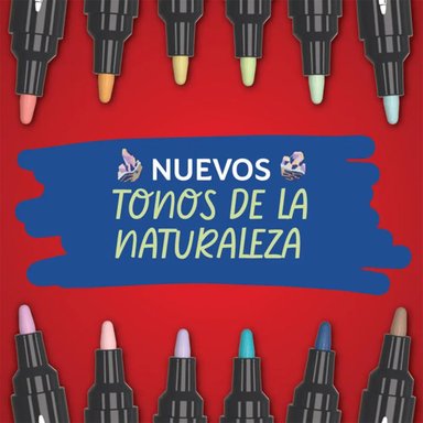 SET 12 MARCADORES SHARPIE ACRYLIC PUNTA REDONDA NATURALEZA - 7