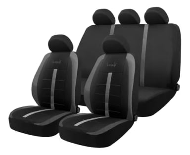 FUNDAS CUBREASIENTO B-EQUIP UNIVERSAL NEGRO ADV-1432 - 2