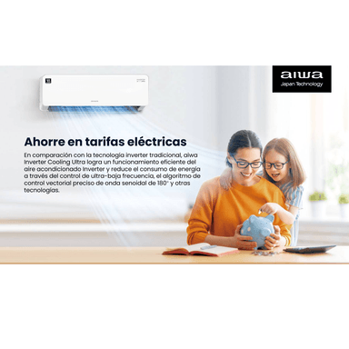 AIRE ACONDICIONADO AIWA SPLIT INVERTER 24000BTU AW-24INVG - 6