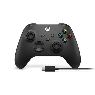 CONTROL INALÁMBRICO MICROSOFT XBOX - NEGRO (INCLUYE CABLE DE CARGA) - 1