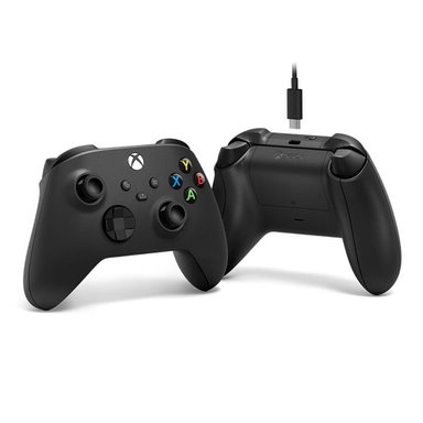 CONTROL INALÁMBRICO MICROSOFT XBOX - NEGRO (INCLUYE CABLE DE CARGA) - 2