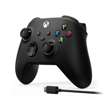 CONTROL INALÁMBRICO MICROSOFT XBOX - NEGRO (INCLUYE CABLE DE CARGA) - 3