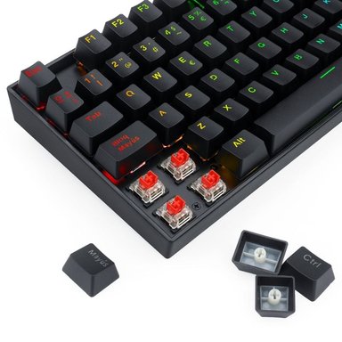 TECLADO MECÁNICO REDRAGON K552 RGB KUMARA SWITCH RED - NEGRO - 8