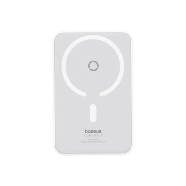 POWERBANK BASEUS MAGPRO 5000MAH 20W INALÁMBRICO PD CON SOPORTE MAGNÉTICO - BLANCO - 2