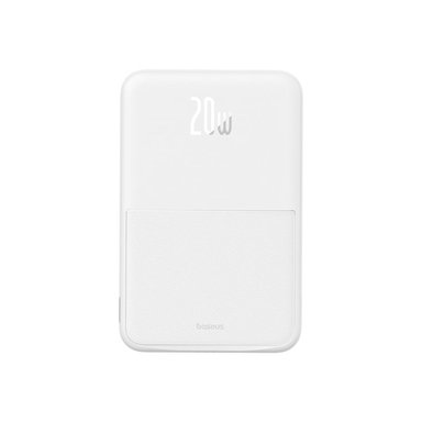 POWERBANK BASEUS MAGPRO 5000MAH 20W INALÁMBRICO PD CON SOPORTE MAGNÉTICO - BLANCO - 3