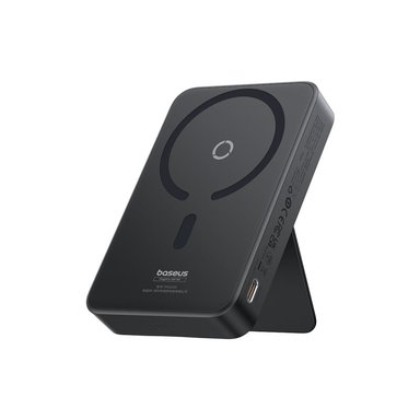 POWERBANK BASEUS MAGPRO 5000MAH CARGA RÁPIDA INALÁMBRICA PD 20W CON SOPORTE MAGNÉTICO - NEGRO - 1
