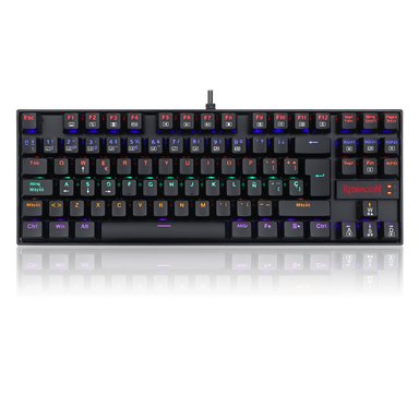 Teclado Gamer KUMARA 2 K552R-SP Rainbow Switch Red Negro - 1
