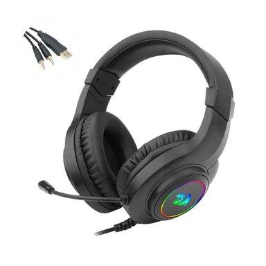 AUDIFONO GAMER REDRAGON HYLAS H260 RGB EN COLOR NEGRO - 5
