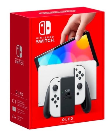 CONSOLA NINTENDO SWITCH OLED BLANCO - 1