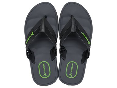 SANDALIA HOMBRE RIDER GRIS/VERDE MOVING - 1