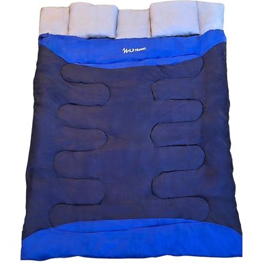 SACO DE DORMIR WILD TRAVEL DOS PLAZAS DOBLE FAMILIAR COZY HAVEN -5° +15° 3600G - 2