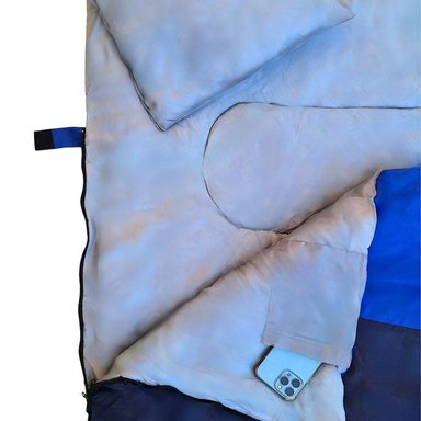 SACO DE DORMIR WILD TRAVEL DOS PLAZAS DOBLE FAMILIAR COZY HAVEN -5° +15° 3600G - 4