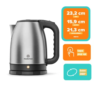 Hervidor Eléctrico Mademsa 1,8L con Apagado Automático MEK10 - 3