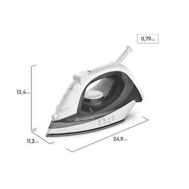Plancha a Vapor Mademsa con Base Antiadherente MIR10 - 3