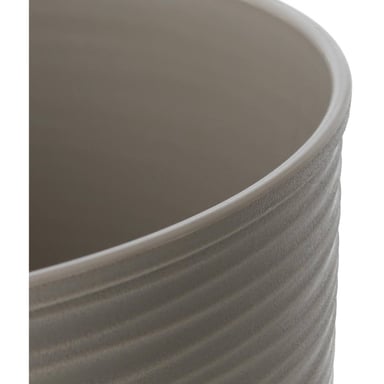 MOLDE MACETA MACETERO PLASTICO REDONDO ESTILO PIEDRA 33 CM - 2