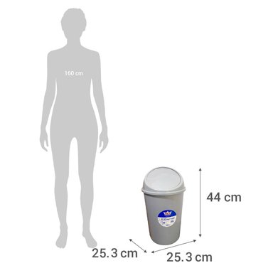 BASURERO REYPLAST ELEGANT CIERRE AUTOMÁTICO 12L - 3