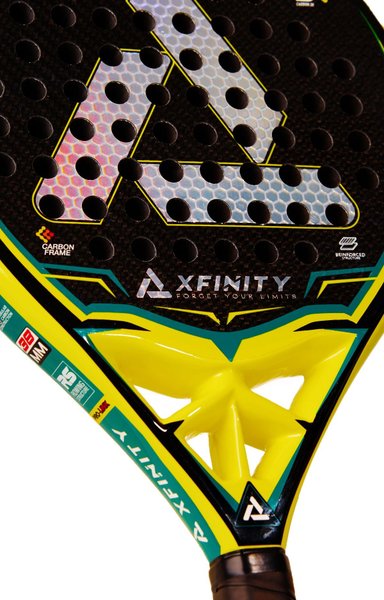 PALA PADEL XFINITY FIBRA DE CARBONO HEIMDALL 3K (INCLUYE FUNDA) - 3
