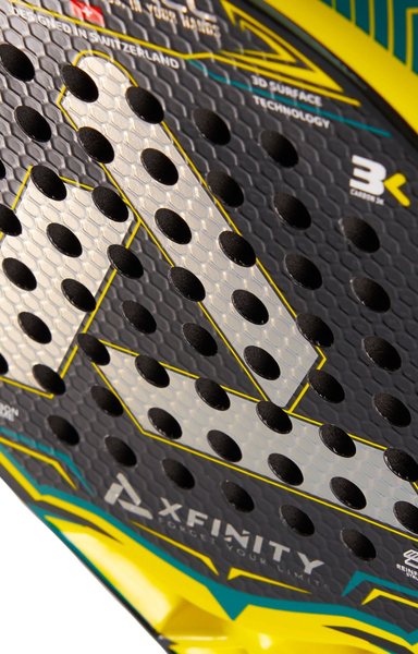 PALA PADEL XFINITY FIBRA DE CARBONO HEIMDALL 3K (INCLUYE FUNDA) - 5