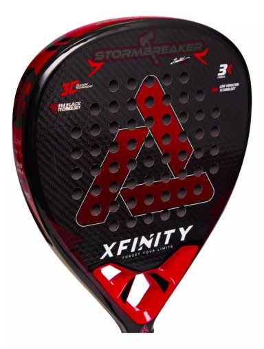 PALA PADEL STORMBRAKER CARBONO 3K - XFINITY (INCLUYE FUNDA) - 2