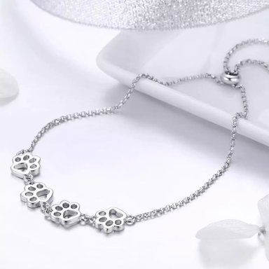 PULSERA VOUSEZ HUELLA MASCOTA PLATA 925 - 3