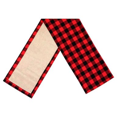 CAMINO DE MESA NAVIDEÑO REVERSIBLE ESCOCÉS/ARPILLERA - 1