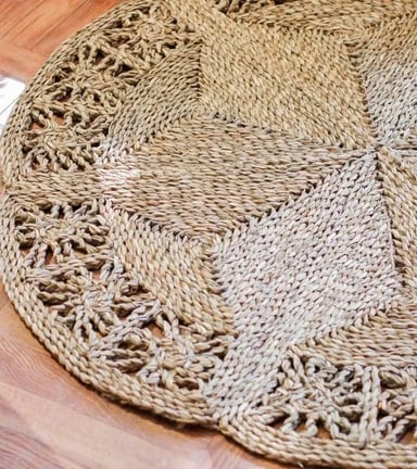 ALFOMBRA BOHEMIK MAITE NATURAL 150 X 150 CM - 5