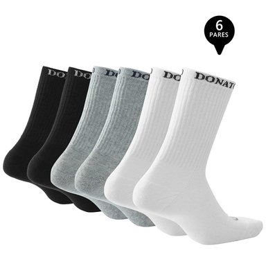 PACK DE 6 CALCETINES LARGOS DEPORTIVOS MUJER - 2