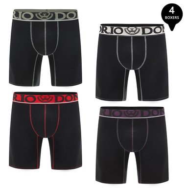PACK DE 4 BOXER LARGO ALGODÓN HOMBRE - 1