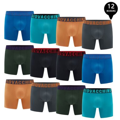 PACK DE 12 BOXER MEDIO ALGODÓN HOMBRE - 1