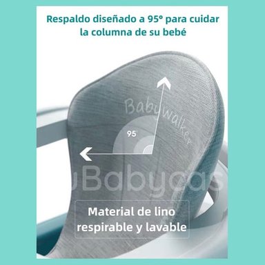 ANDADOR CAMINADOR LUBABYCAS MULTIFUNCIONAL 4 EN 1 GRIS - 9