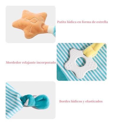 PELUCHE LUBABYCAS APEGO SENSORIAL ALGODÓN ZIMBA - 7